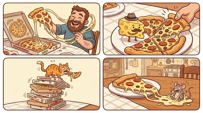 Pizza and Cheese Jokes