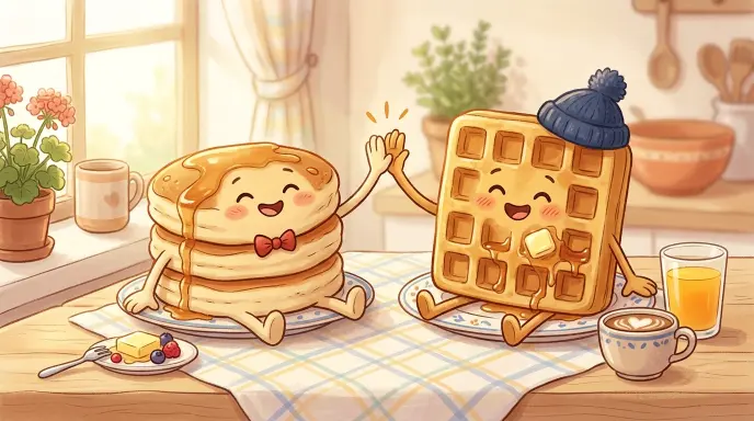 Brunch Puns About Pancakes and Waffles