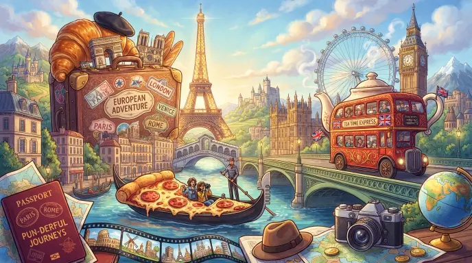 Europe Travel Puns