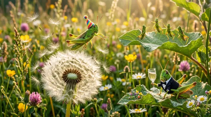 Grasshopper Puns That Jump for Joy
