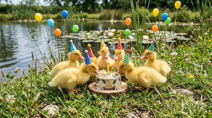 Duckling Birthday Puns and Party Jokes